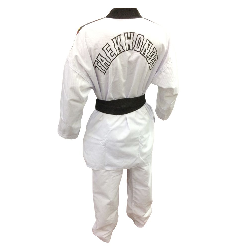 Dobok Kimono Canelado Olimpic Taekwondo Adulto - Homologado - Loja do Competidor