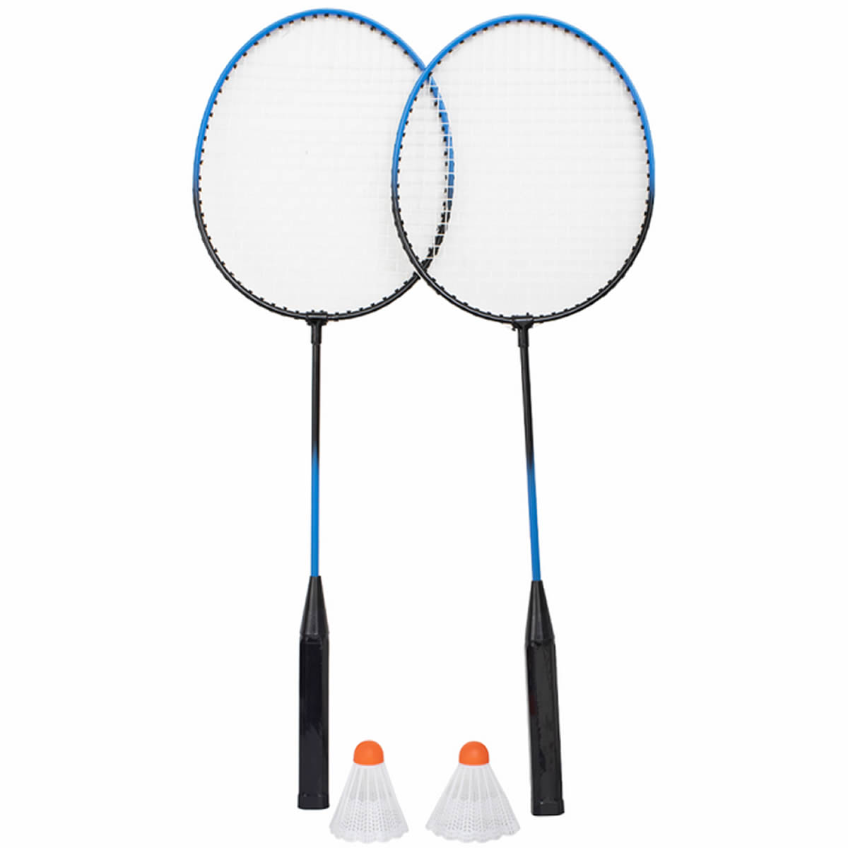 Kit 2 Raquetes Badminton + 2 Petecas - YS37025 - Convoy - Loja do Competidor