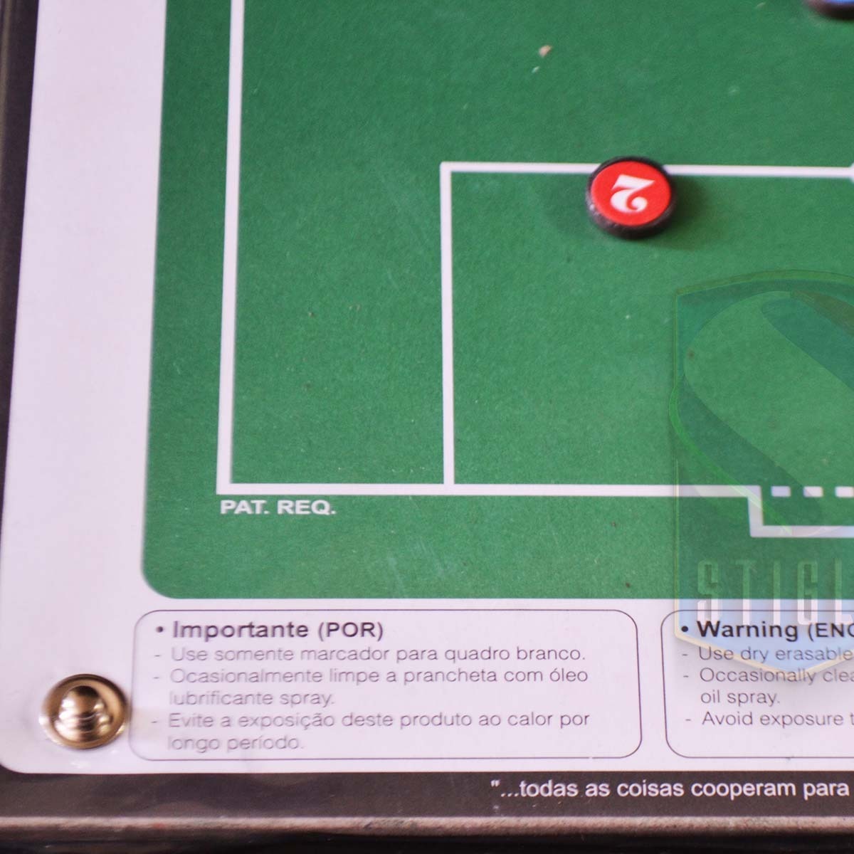 Prancheta Magnética Tática com Imã - Futebol de Campo  - Loja do Competidor