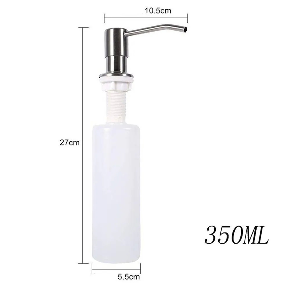 Dispenser Dosador Kit 6 Unidades Sabonete Liquido Embutir Sabao Detergente Cozinha Pia Banheiro Lavabo