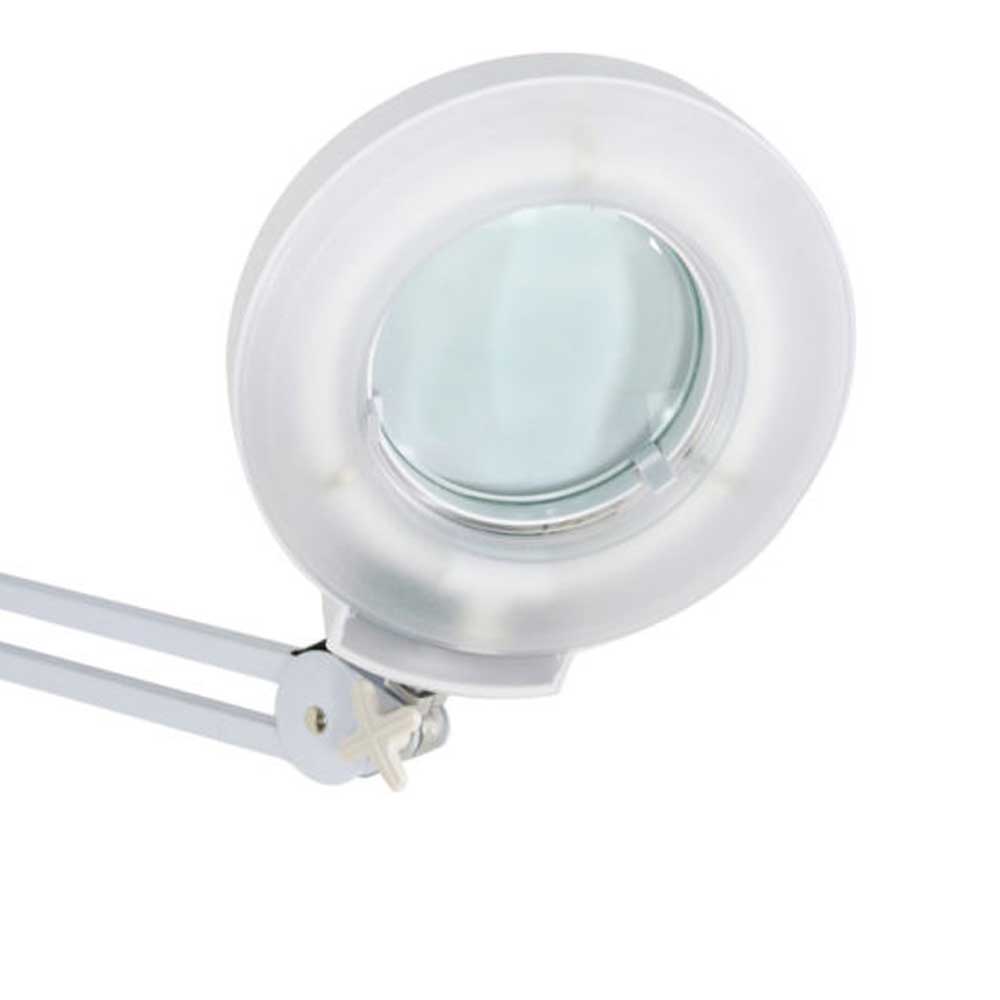 Lupa Estetica Luminaria LED Tripe Rodinhas Dentista Articulavel 110v