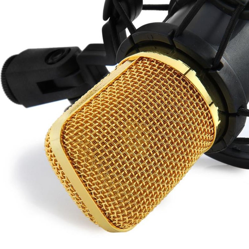 Microfone Condensador Profissional Unidirecional Gravaçao Youtuber Estudio Audio Live Musica Podcast Home Studio