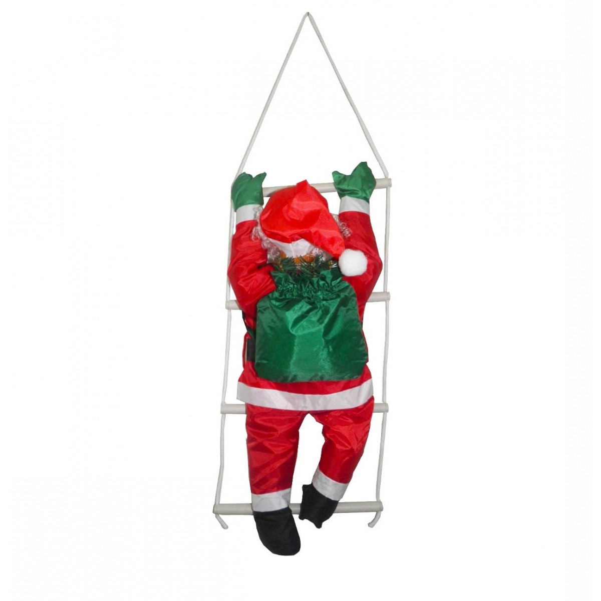 Papai Noel Sobe Escada Decoração de Natal Enfeite Decorativo Natalino (BSL-36041-11)