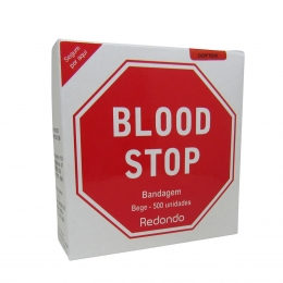 Curativo Estancamento Sangue Bege 500un Blood Stop 5cx 