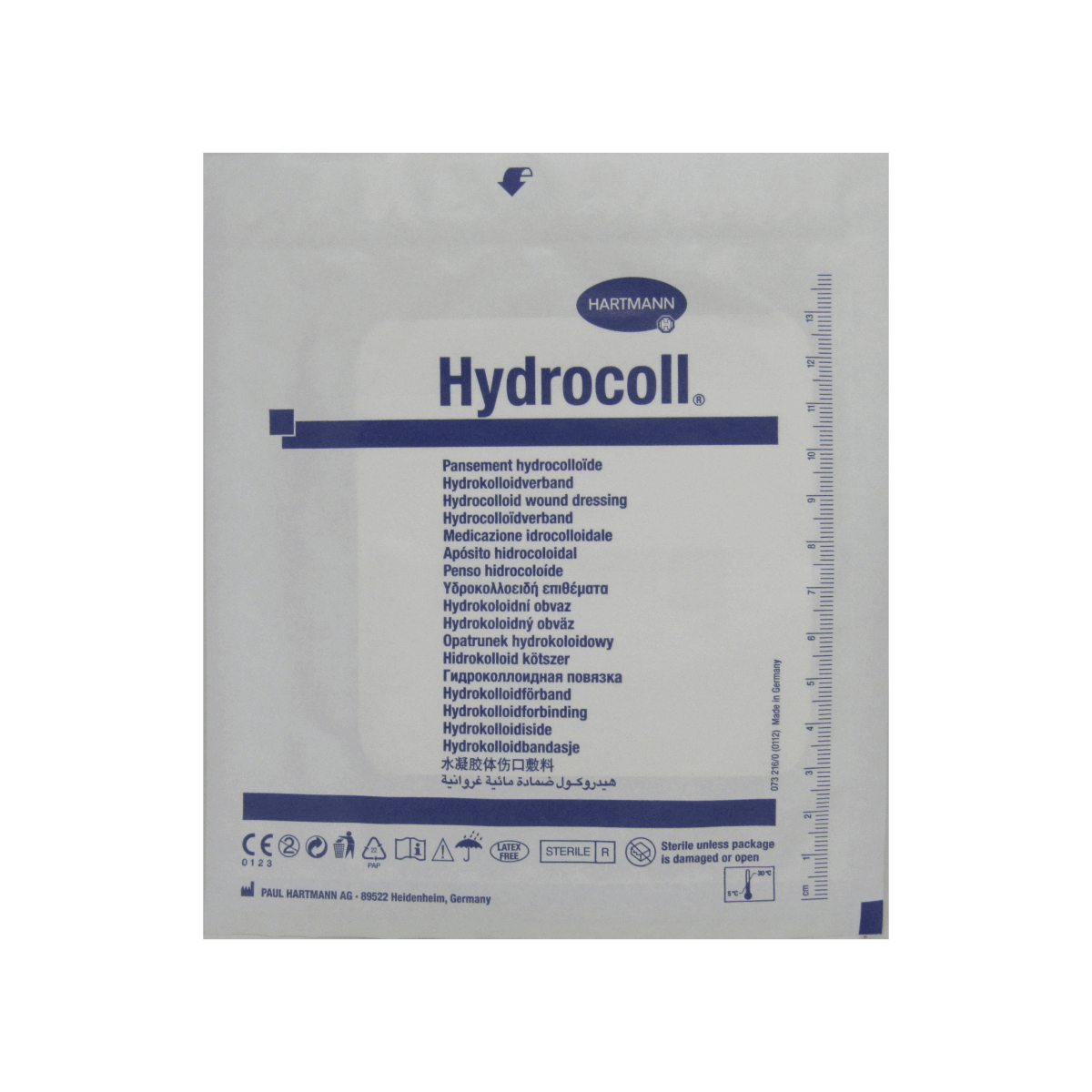 Curativo Hidrocolóide 10x10cm Hydrocoll Hartmann  Kit 5 un