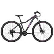 Bicicleta Oggi - Float 5.0 HDS - Preta / Pink / Azul - 24v - 2021