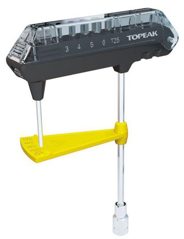 Torquímetro Topeak - Combotorq Wrench & Bit Set - 3~12nm