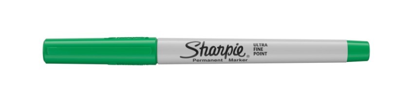 Marcador permanente Sharpie Ultra fino verde
