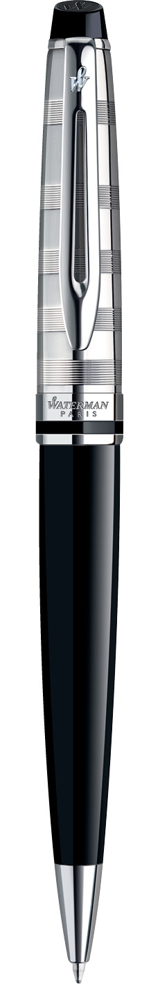 Caneta esferográfica Waterman Expert III Luxo Negro CT