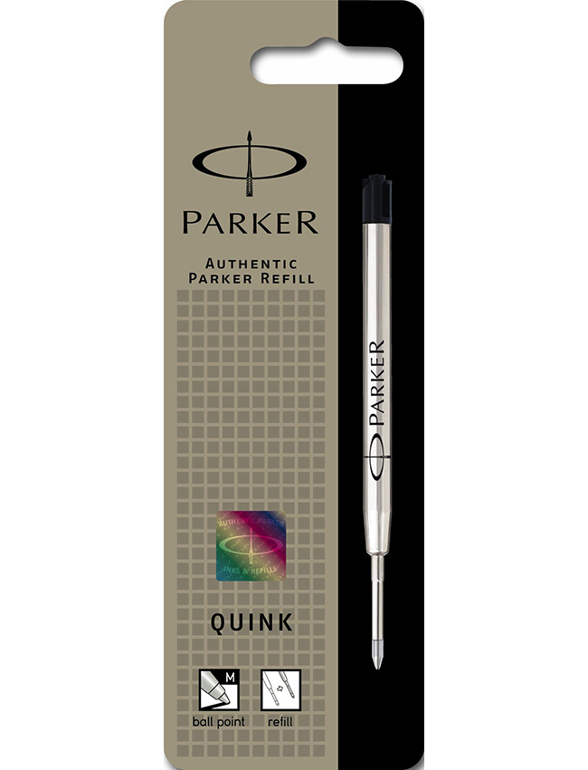 Carga para esferográfica Parker Quink Negro Fino
