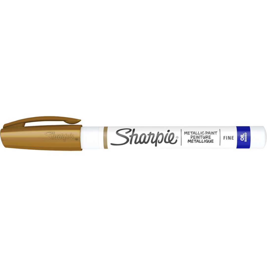 Marcador permanente Sharpie base óleo Extrafino Dourado