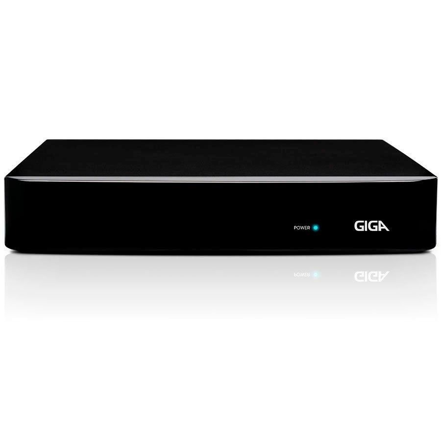 DVR HVR Giga série 4 Canais OpenHD Híbrido 1080p H265+ GS0480