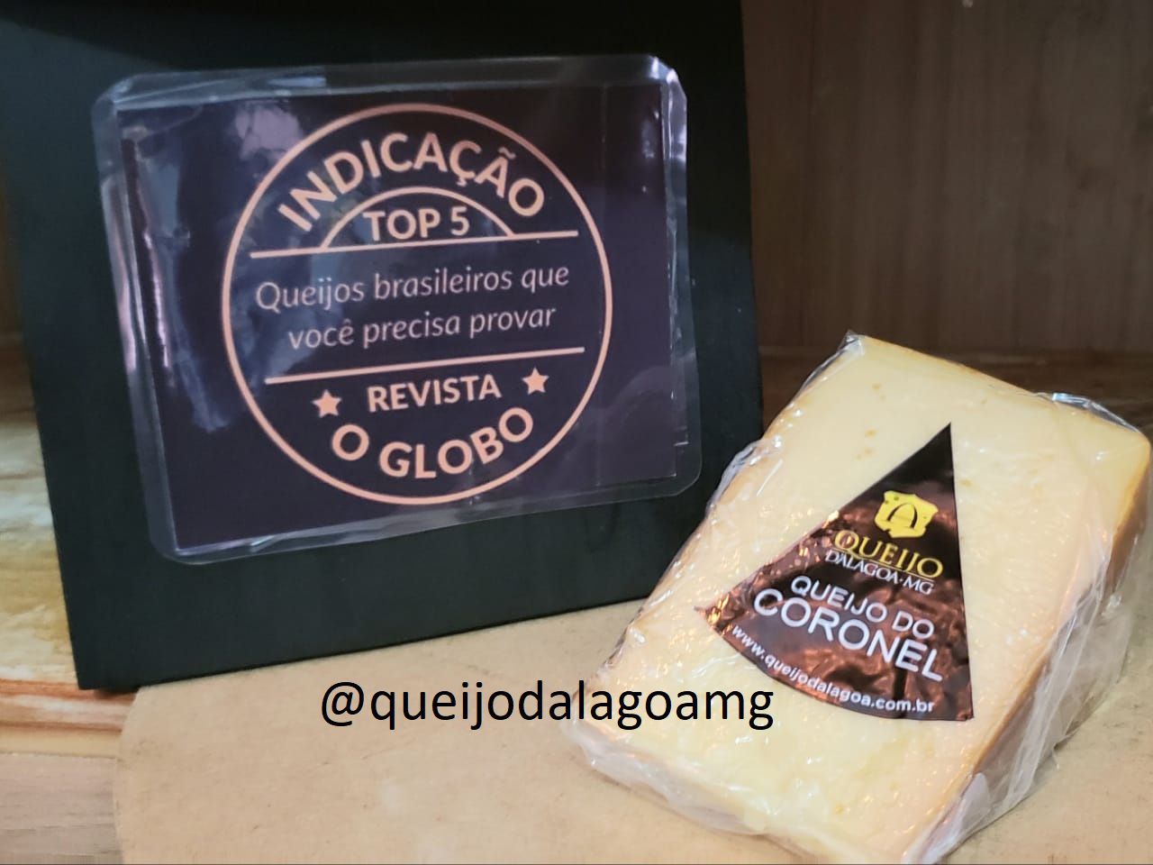 Queijo do Coronel - Cunha de 300  gr #queijodocoronel