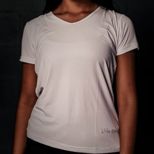 Camiseta Athleta Soft 22 Amini Crepe Fem Branca