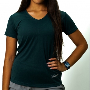 Camiseta Athleta Soft 23 Amini Crepe Fem Verde Escuro