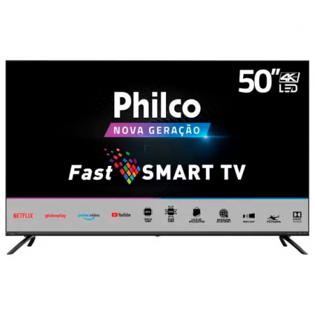 Smart Tv Led 50'' Philco Ptv50G70R2Csgbl Ultra Hd 4K  Hmdi/Usb/Wifi