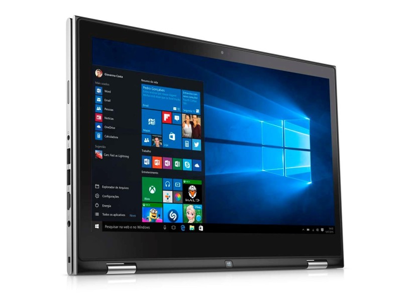 Notebook Dell Inspiron 7359  I7 6500U 3.1Ghz| 500Gb| 8Gb| 13| Touch| W10Pro Cinza