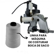 Linha Para Máquina De Costura Sacaria (Boca De Saco) Kit Com 100 Tubos