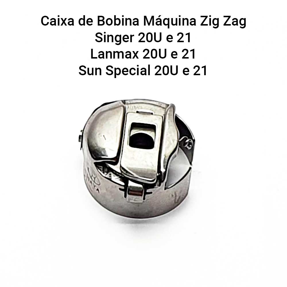 Caixa De Bobina Para Máquina De Costura 20U Zig Zag BD DBZ1 NBL  - Pavvia, tudo para a sua confecção!