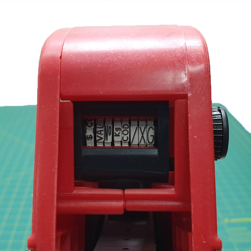 Etiquetadora Manual Rotuladora Dígitos Preço Tamanho Codigo MX 5500 - Pavvia, tudo para a sua confecção!