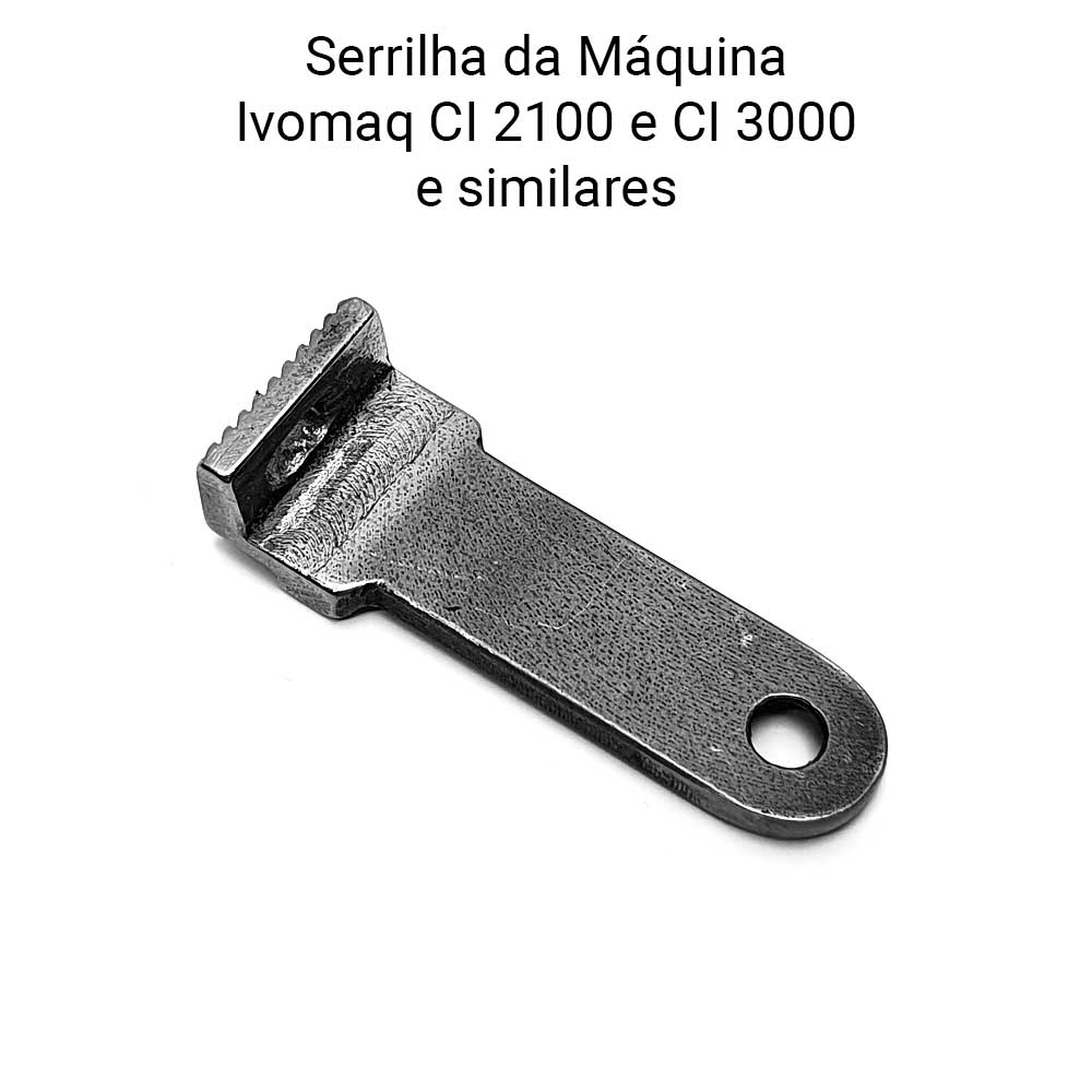 Serrilha ou Dente Para Máquina 1 Agulha Ivomaq CI 2100 E CI 3000 Transporte Duplo - Pavvia, tudo para a sua confecção!