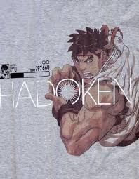 Camiseta Ryu Hadoken Street Fighter