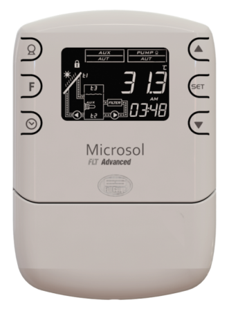 Controlador Cdt Temperatura Microsol Flt Advanced Full Gauge Com Timer