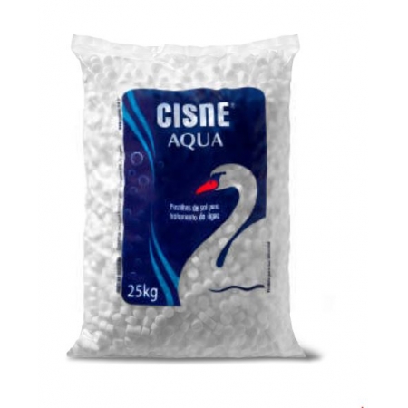 CISNE AQUA - Pastilhas de sal de alta pureza: Abrandadores e Desmineralizadores - 25kg