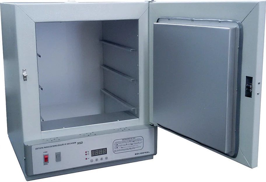 Estufa de Esterilização e Secagem, Temperatura de 50° à 250°C, Interior em Inox, Controlador Digital, Disponíveis de 11 a 280 Litros ? Modelo: SSDI