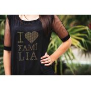  Camiseta feminina Tuli - Eu Amo Família