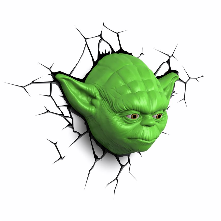 Luminária Star Wars Yoda - 3D ligtht FX