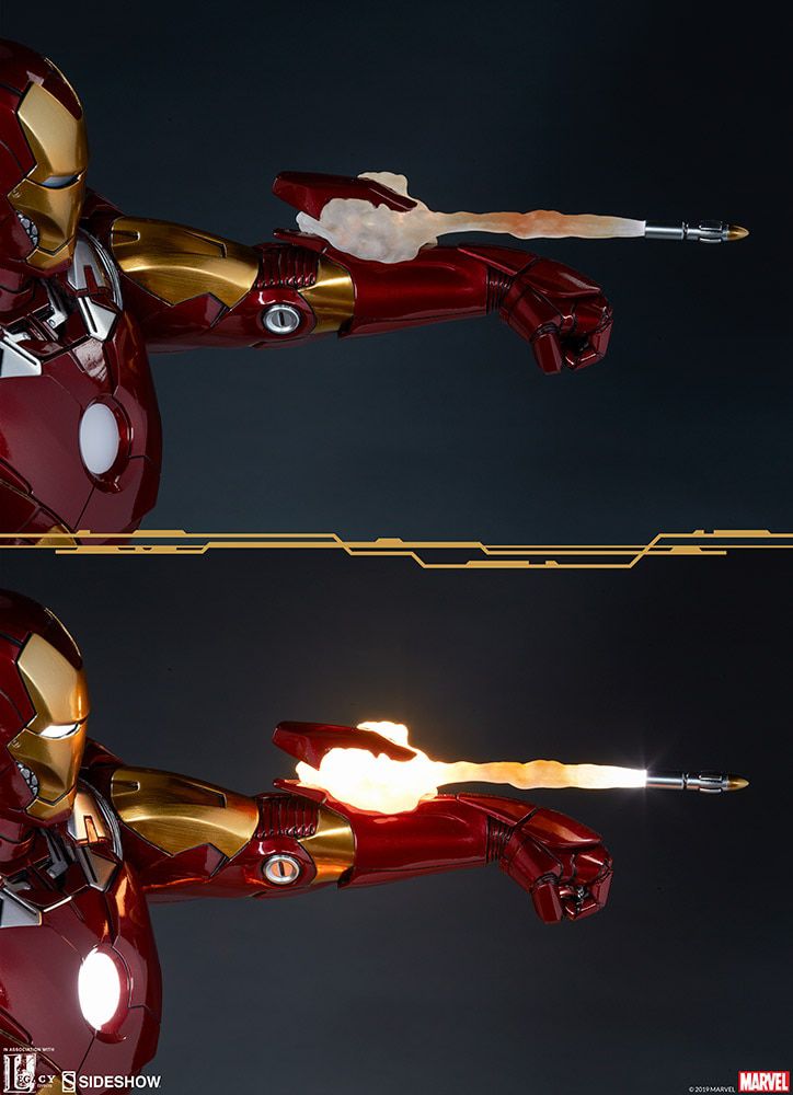 PRÉ-VENDA Estátua Homem de Ferro (Iron Man Mark VII) Maquette: Vingadores (The Avengers) - Sideshow Collectibles