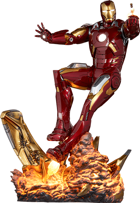 PRÉ-VENDA Estátua Homem de Ferro (Iron Man Mark VII) Maquette: Vingadores (The Avengers) - Sideshow Collectibles