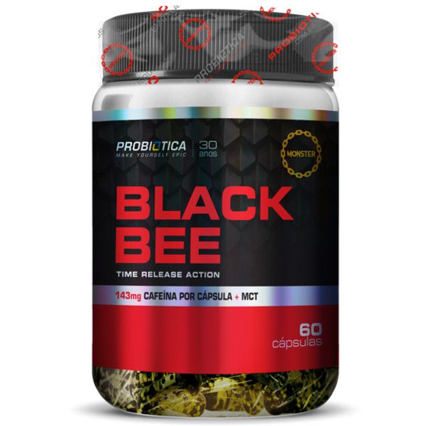 Black Bee - 60 Cápsulas - Probiotica