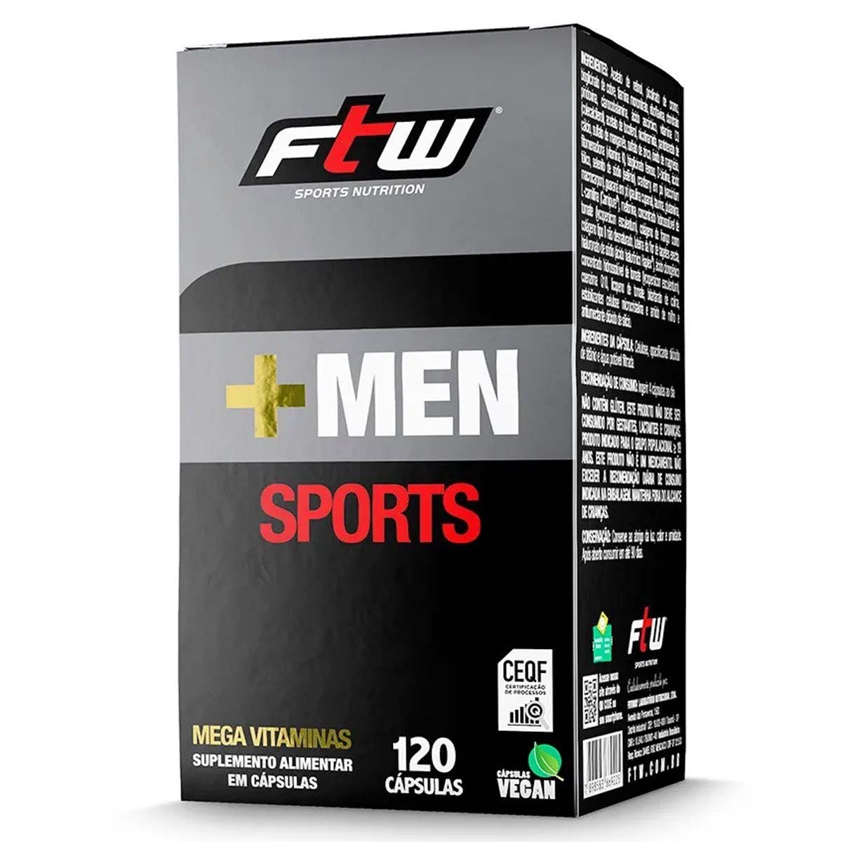 + Men Sports 120 Cápsulas - FTW