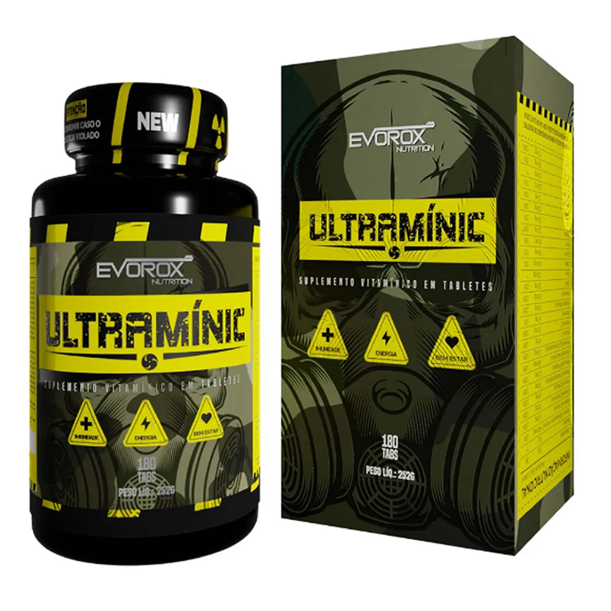 Multivitamínico Ultraminic 180 Tabs - Evorox Nutrition