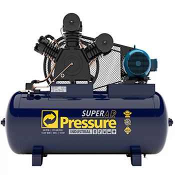 Compressor PRESSURE SUPER AR 40/425 - 40 pés - 425 litros - 175 libras - trifásico