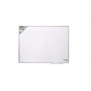 Quadro Branco Luxo (Base Fórmica + MDF) 90x60 cm Moldura Alumínio Pop Referência 5620 - Souza