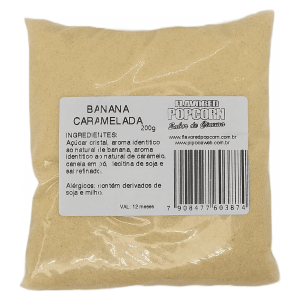 Caramelo para Pipoca Doce - Sabor Banana Caramelada 200g