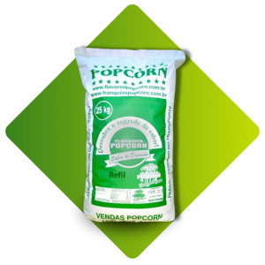 Milho de Pipoca Premium PopCorn - Alta expansão Saco 25kg