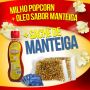 Popcorn Premium 200g milho + Óleo sabor Manteiga + 05 sachê de Manteiga