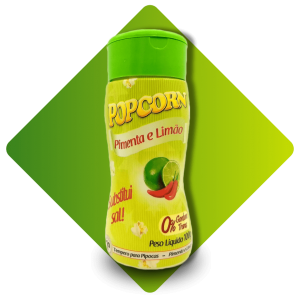 Tempero para Pipoca - sabor Pimenta e Limão 100g