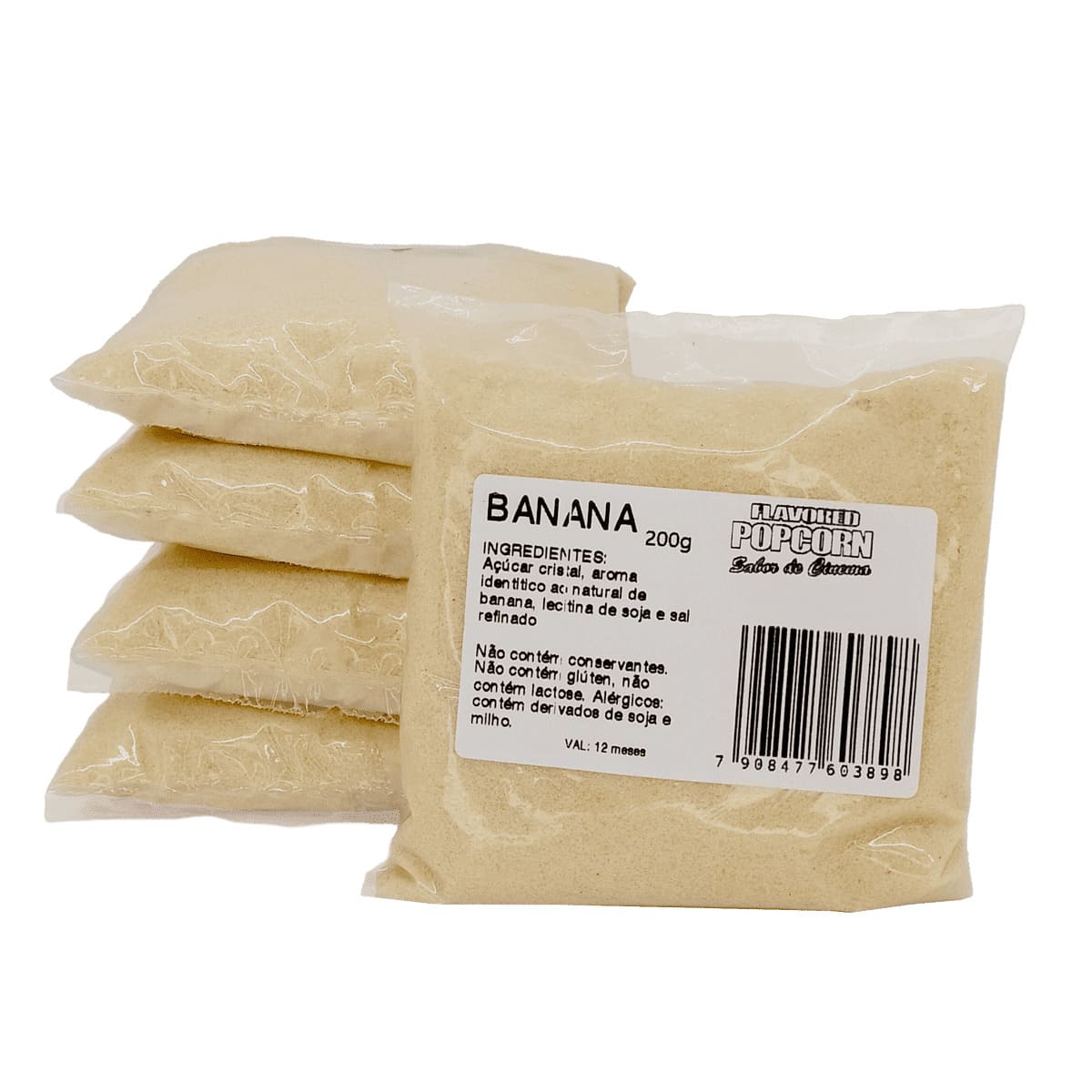 Caramelo para Pipoca Doce  - Sabor Banana 1kg