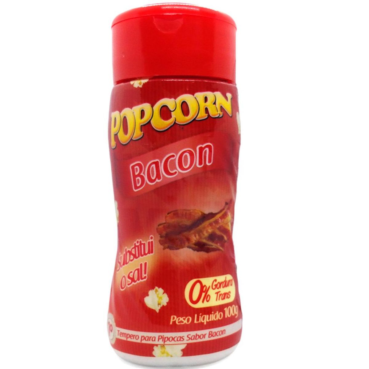 COMBO 2 Molhos 1 Tempero Popcorn - Molhos Alho sabor Bacon e Pimenta Verde - Tempero Bacon