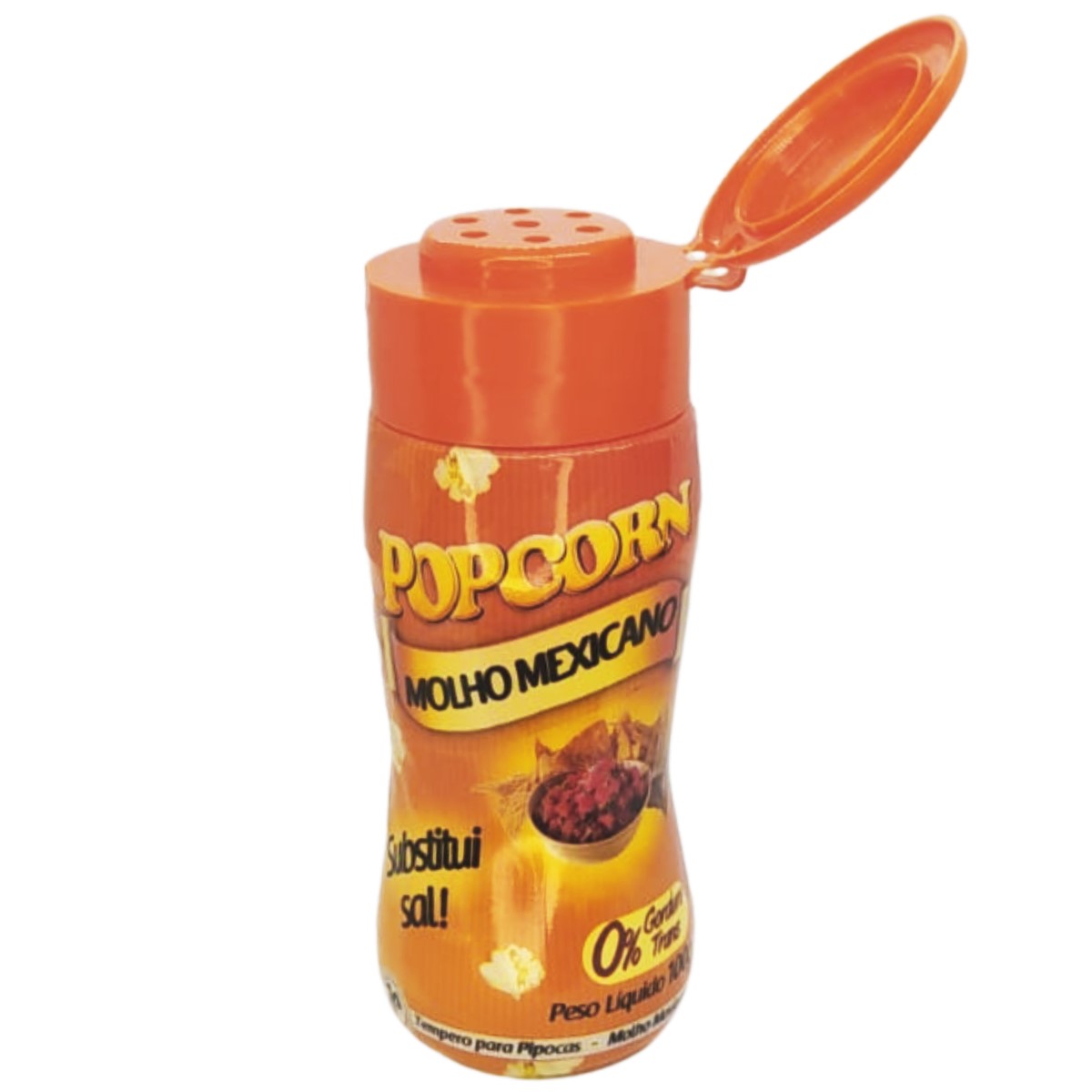 Combo 3 Temperos Para Pipoca Popcorn Sabores - 4 Queijos, Molho Mexicano e Pimenta e Limão