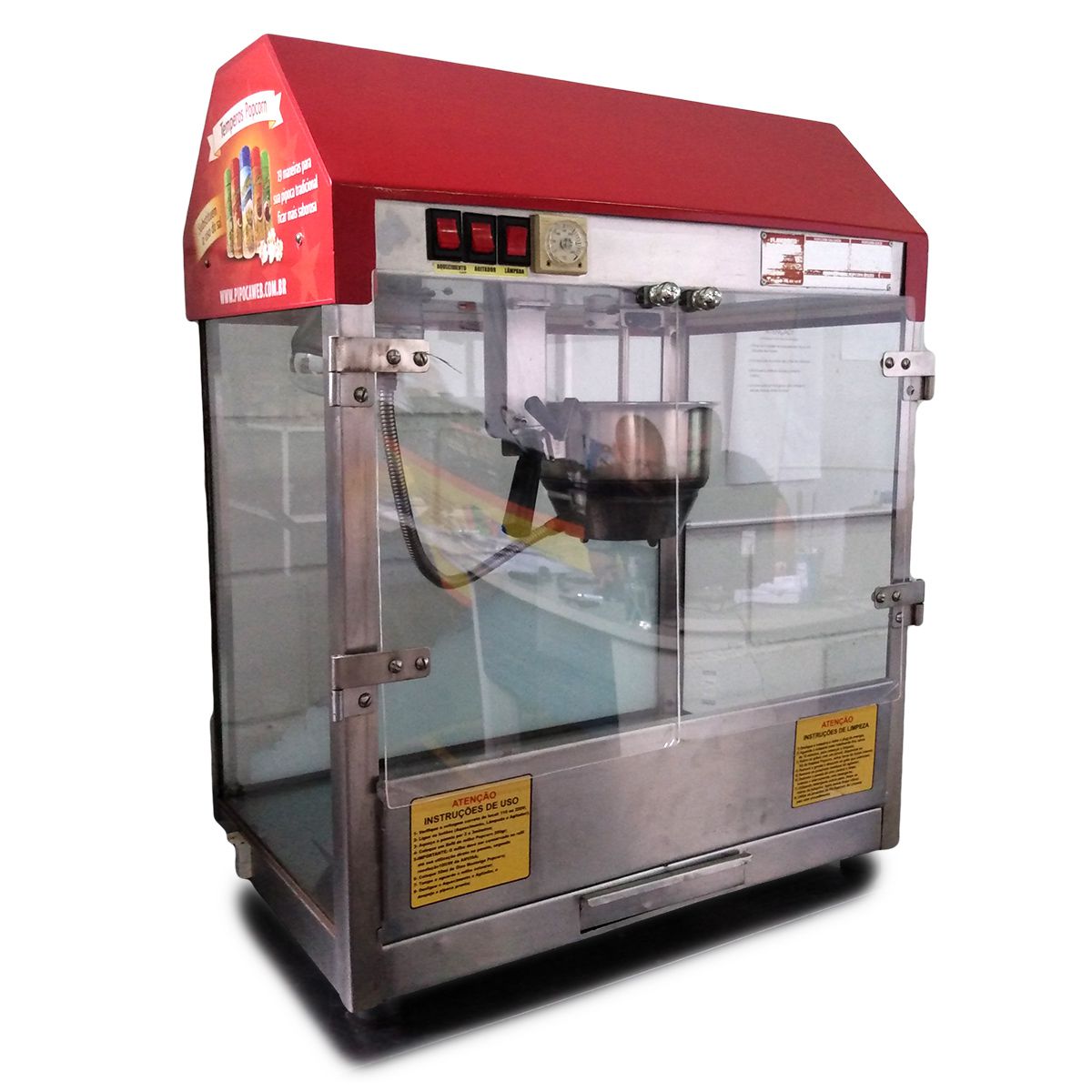 Máquina Pipoqueira Popcorn - 3,5 Kg/h (revisada)