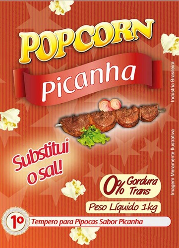 Tempero para Pipoca - sabor Picanha 100g