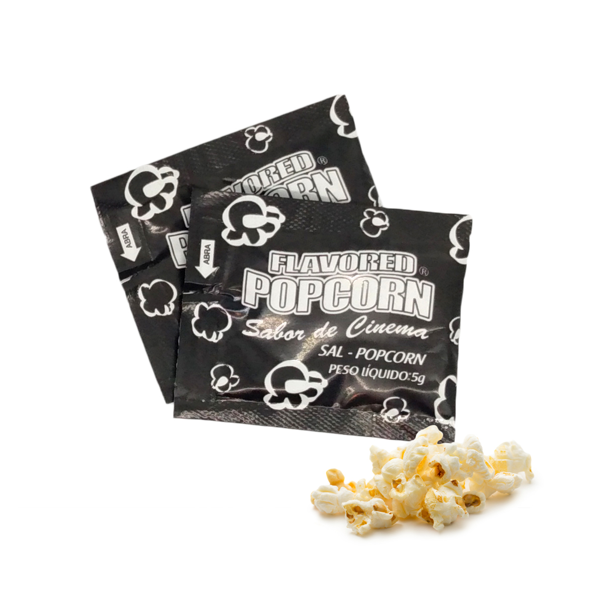 Temperos Popcorn Sachês 5g - Sal Especial Popcorn (100 unidades)