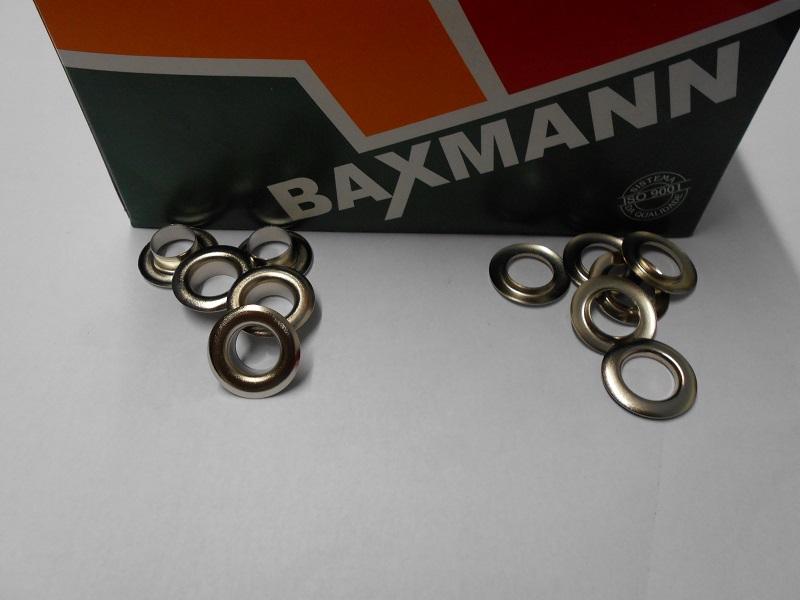 Ilhos Baxmann 10 mm - Ref. 0 ALTO (pct. 500 peças)