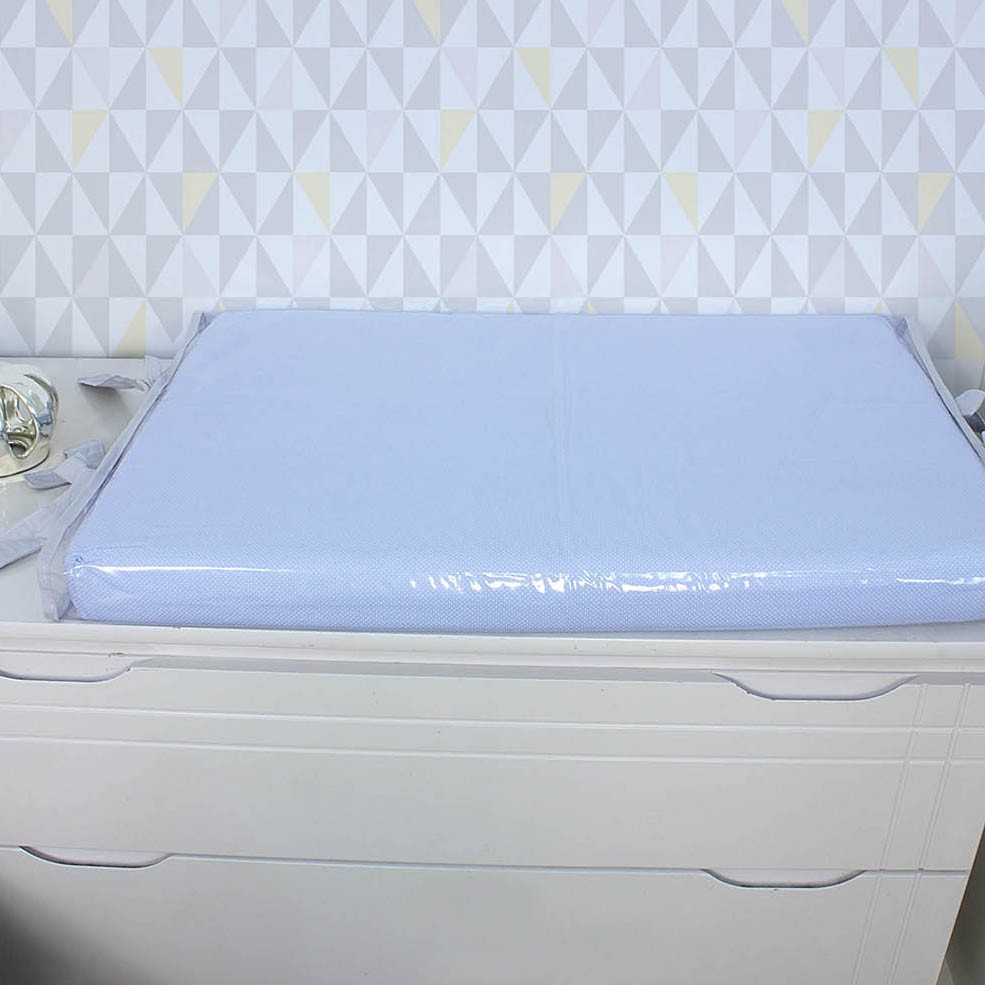 Trocador de Espuma para Cômoda Azul - Toca do Bebê